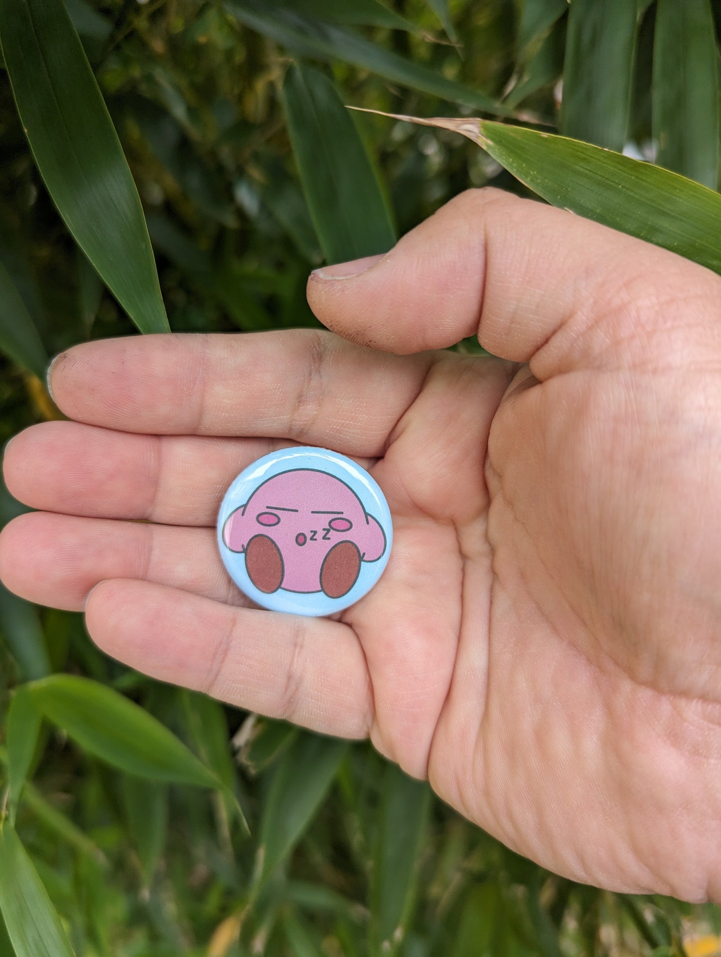 Snoozing Pink Hero Button